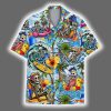 Skeleton Beach Tropical Island Summer Aloha Hawaiian Shirt 2