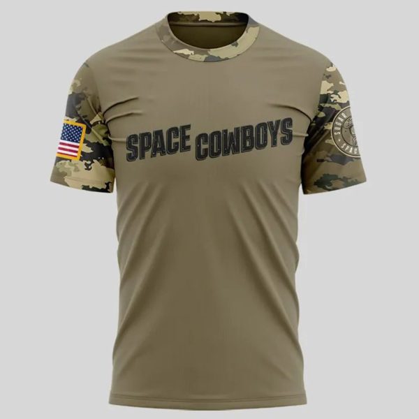Space Cowboys Military Appreciation Night 2025 Shirt 2