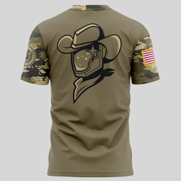 Space Cowboys Military Appreciation Night 2025 Shirt 3