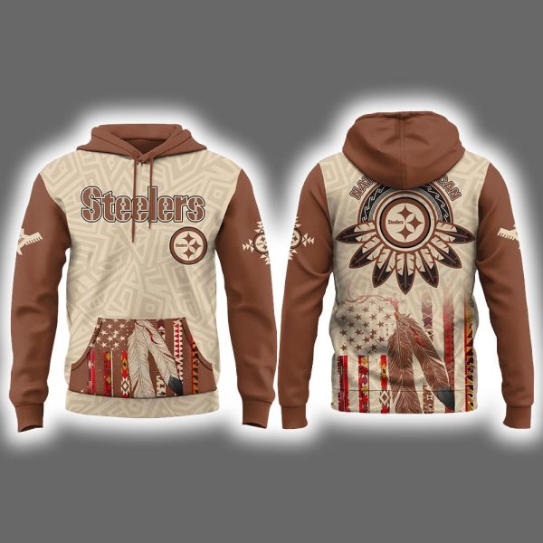 Steelers x Native American Heritage 2025 Hoodie Cap