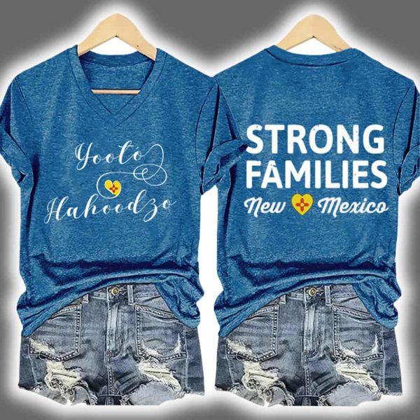 Strong Families New Mexico Flooding Print T Shirt 2