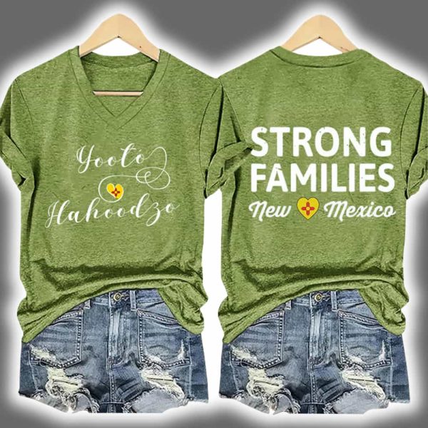 Strong Families New Mexico Flooding Print T Shirt 4