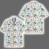 Summer Beach Flamingo Palm Tree Tropical Hawaiian Shirt