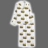 Summerween Spooky Skeleton Summer Halloween Girly Summer Beach Vibes Print Satin Pajama Set 3