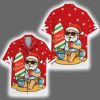Surfing Santa Christmas In July Holiday Hawaiian Shirt