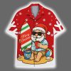Surfing Santa Christmas In July Holiday Hawaiian Shirt 2
