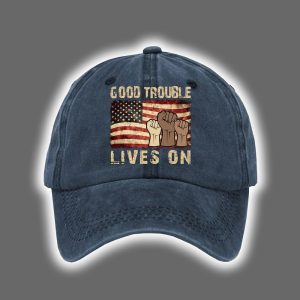 8647 FDT Good Trouble Lives On Print Hat
