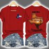 Texas Strong Come Hell Or High Water Hill Country Print Two Sided T shirt 4