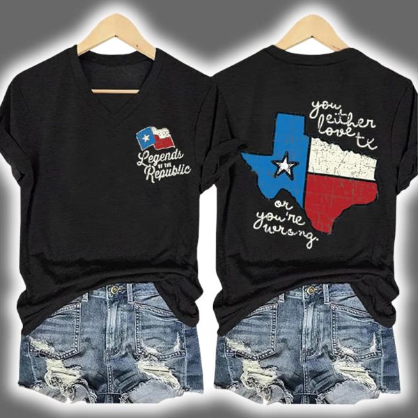 Texas Strong Legends Of The Republic Two Sided Shirt 3