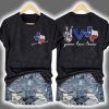 Texas Strong Peace Love Texas Two-Sided Shirt