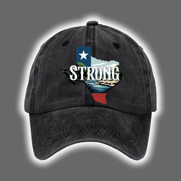Texas Strong Printed Hat 2