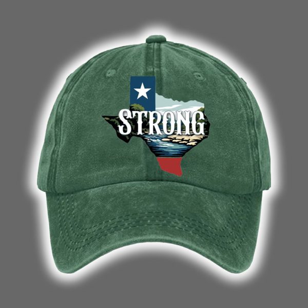 Texas Strong Printed Hat 3