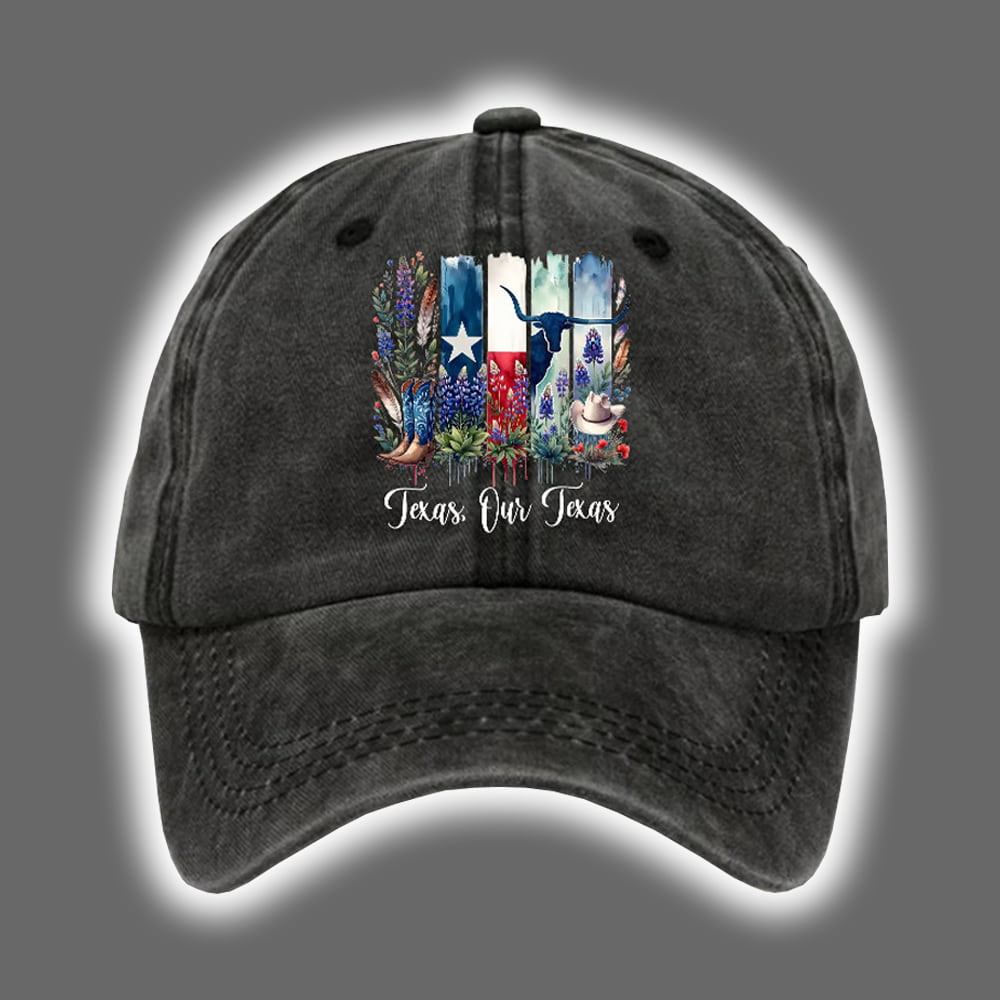 Texas Strong Texas Our Texas Print Baseball Cap Texas Strong Texas Our Texas Print Baseball Cap