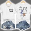 Texas Tough When You Go Through Deep Waters I Will Be With You Isaiah 43 2 Print T Shirt 2