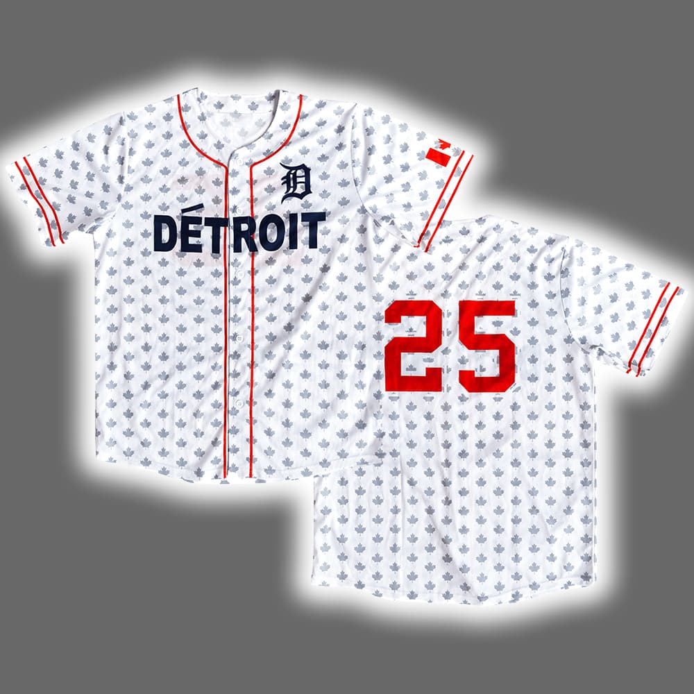 Tigers Canadian Heritage Night Jersey Giveaway 2025 Tigers Canadian Heritage Night Jersey Giveaway 2025
