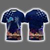 Tigers x Lions Skyline American Flag Shirt