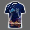 Tigers x Lions Skyline American Flag Shirt 2