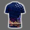 Tigers x Lions Skyline American Flag Shirt 3