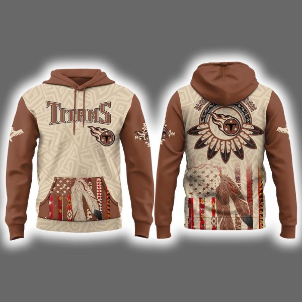 Titans x Native American Heritage 2025 Hoodie Cap