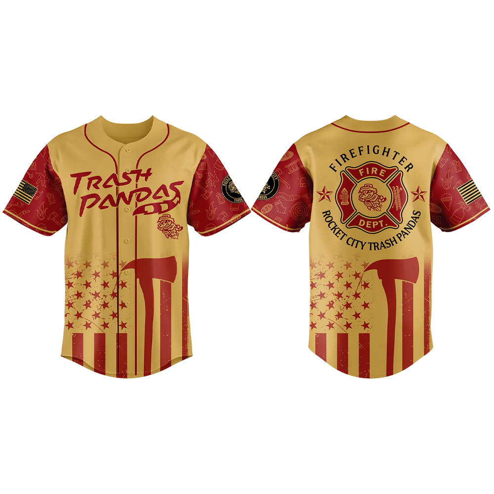Trash Pandas Firefighter Appreciation Jersey 2025 Trash Pandas Firefighter Appreciation Jersey 2025