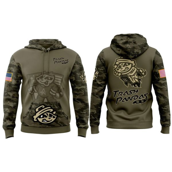Trash Pandas Military Appreciation 2025 Hoodie