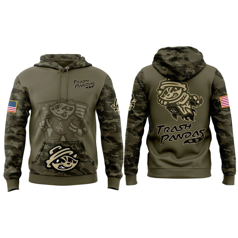 Trash Pandas Military Appreciation 2025 Hoodie Trash Pandas Military Appreciation 2025 Hoodie