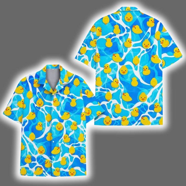 Tropical Duck Summer Aloha Hawaiian Shirt
