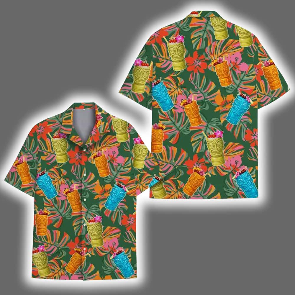 Tropical Tiki Mug Hawaiian Shirt Tropical Tiki Mug Hawaiian Shirt