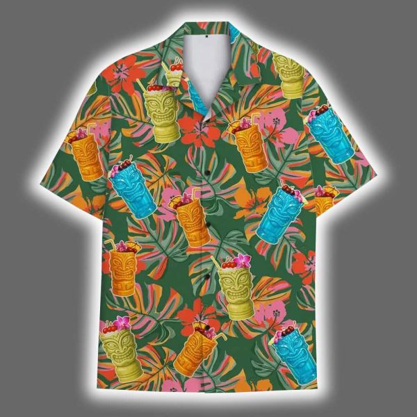 Tropical Tiki Mug Hawaiian Shirt 2