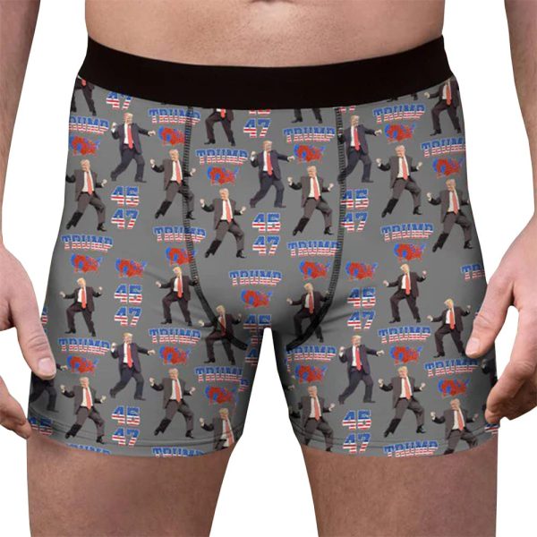 Trump 45 47 US Presidential Election Mens Boxer Briefs 2