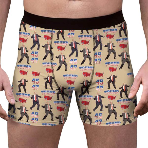 Trump 45 47 US Presidential Election Mens Boxer Briefs 5