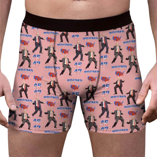 Trump 45 47 US Presidential Election Mens Boxer Briefs 6