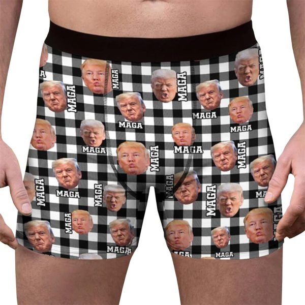 Trump MAGA Mens Boxer Briefs 4