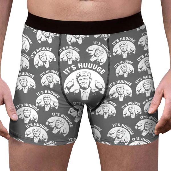Trump Thumbs Up It's Huuuge Men's Boxer Briefs
