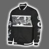 Usher Braves Peace Up A Town Down Black Bomber Jacket 2