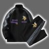 Vikings Football Versatile Personalized Sport Set Jacket And Pants 2