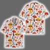 Vintage Mushroom Colorful Fungi Aloha Hawaiian Shirt