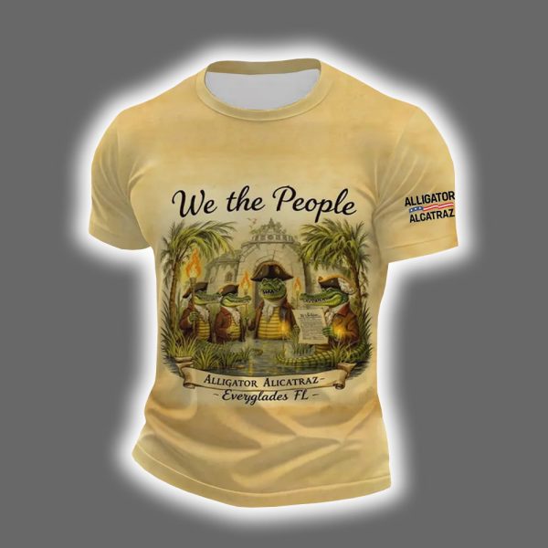 We The People Alligator Alcatraz Everglades Florida Shirt