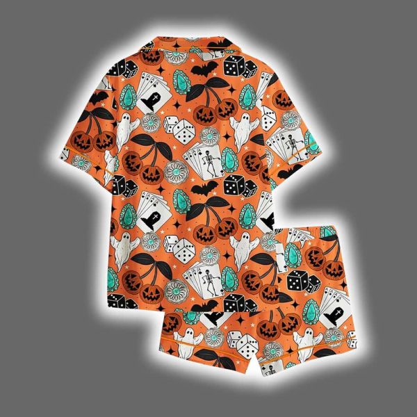Western Halloween Satin Pajama Set 2