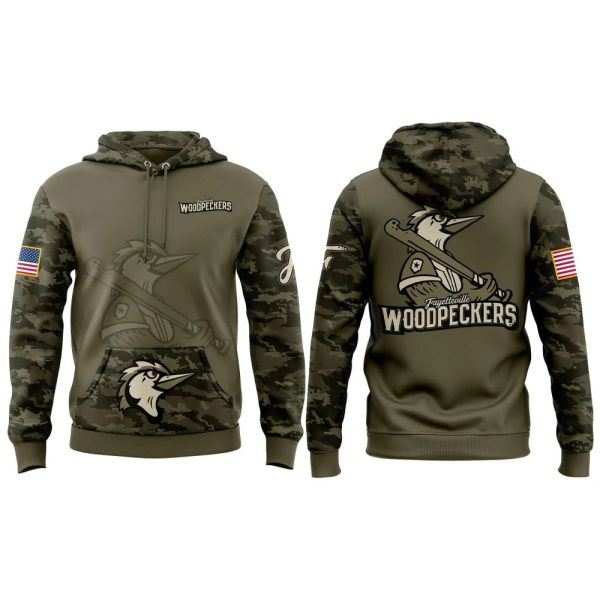 Woodpeckers Military Appreciation 2025 Hoodie
