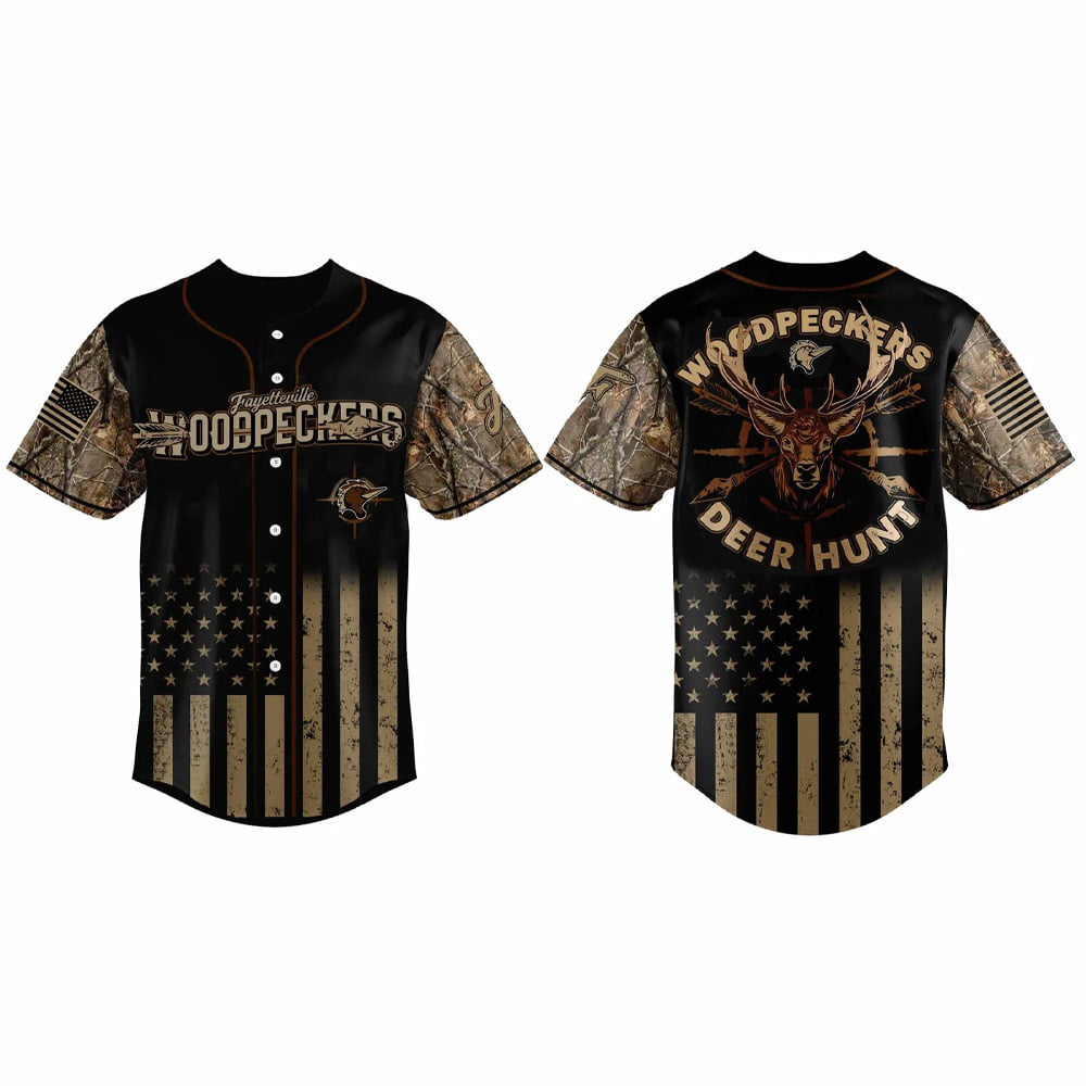 Woodpeckers x Hunting Baseball Jersey 2025 Woodpeckers x Hunting Baseball Jersey 2025