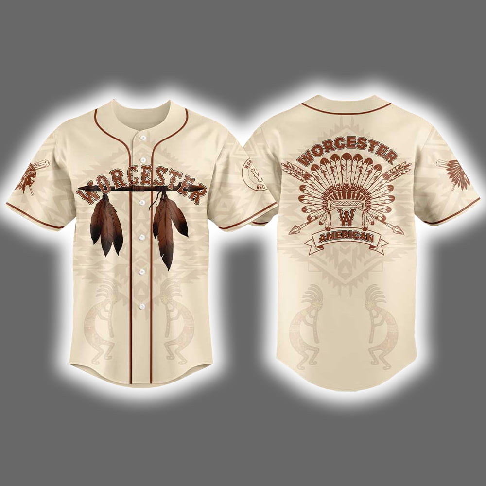 Worcester Red Sox Celebrating Native American Heritage Month 2025 Jersey Worcester Red Sox Celebrating Native American Heritage Month 2025 Jersey