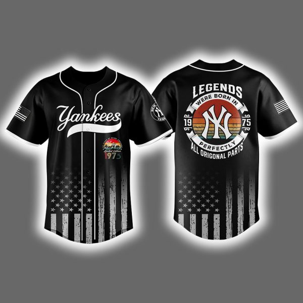 Yankees 50th Birthday Vintage Legends 2025 Jersey