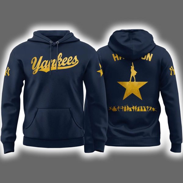 Yankees x Hamilton Night 2025 Hoodie Joggers Cap