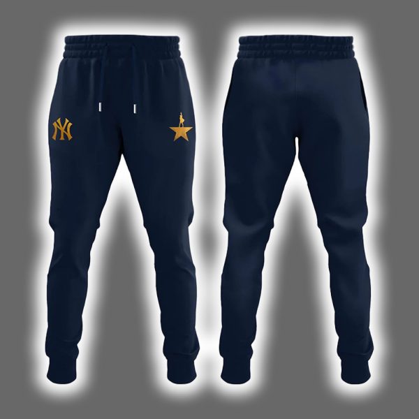 Yankees x Hamilton Night 2025 Hoodie Joggers Cap 2