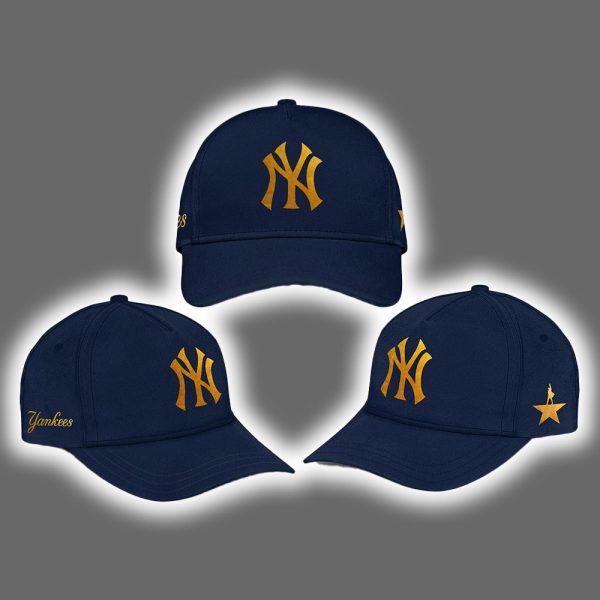 Yankees x Hamilton Night 2025 Hoodie Joggers Cap 3