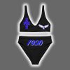 Zeta Phi Beta 1920 AOP Ladys Crop Top Two Piece Swimsuit 2