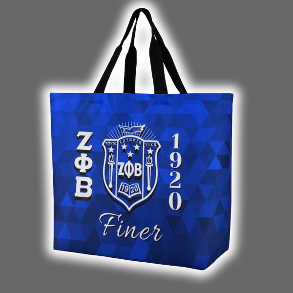 Zeta Phi Beta 1920 Ladder Type Portable Shopping Bag 2