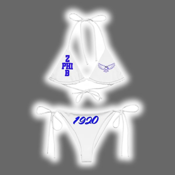 Zeta Phi Beta 1920 Triangle Bikini Swimsuit