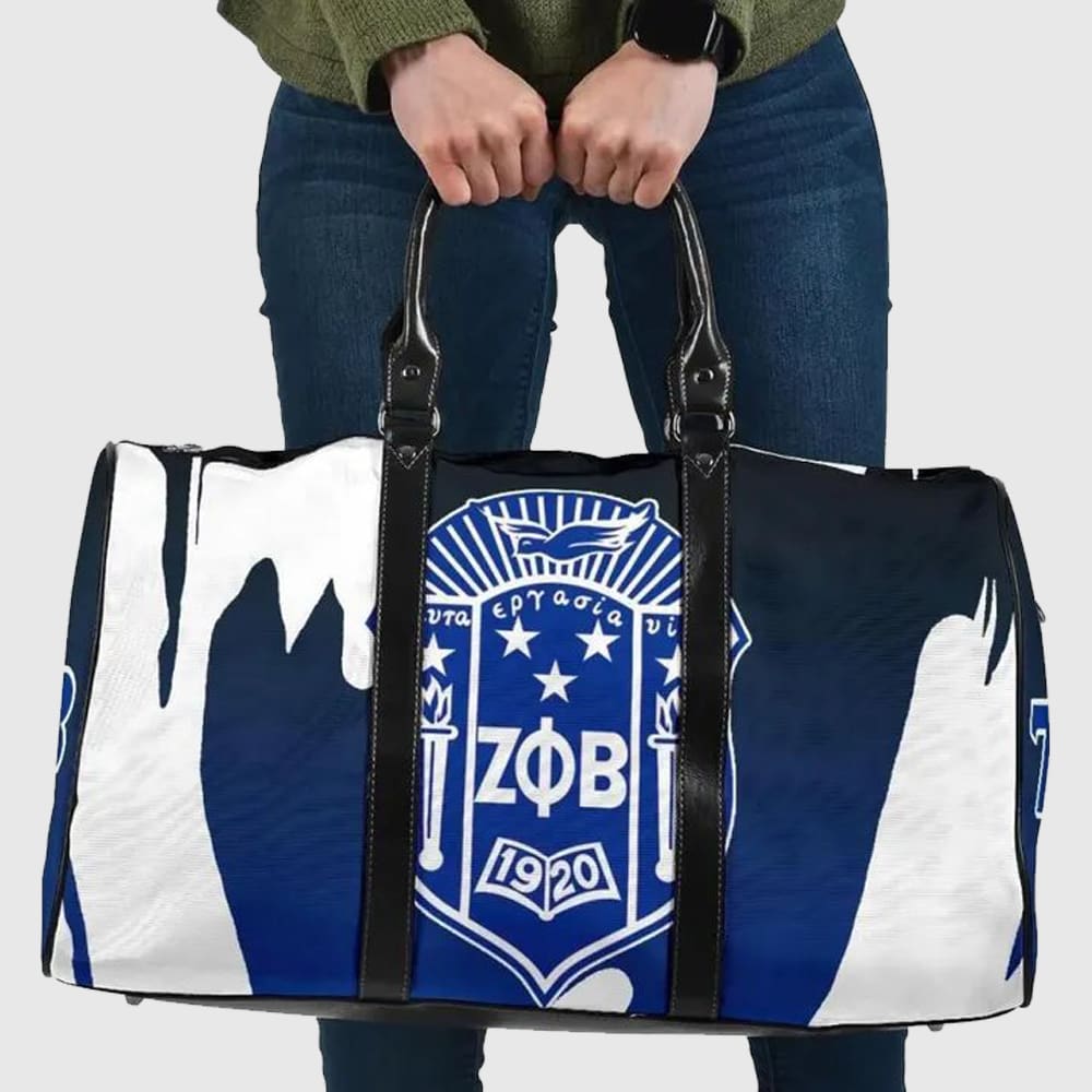 Zeta Phi Beta Sorority Travel Bag Since 1920 Zeta Phi Beta Sorority Travel Bag Since 1920
